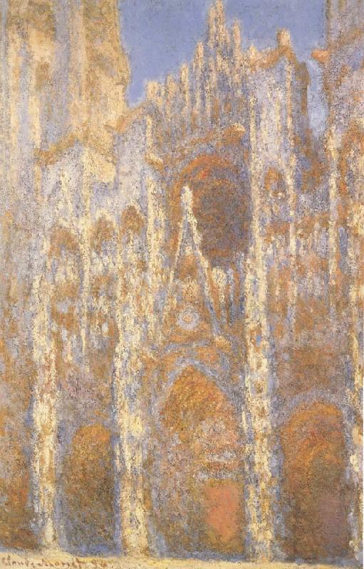 Claude Monet La Cathedrale de Rouen au Crepuscule Norge oil painting art